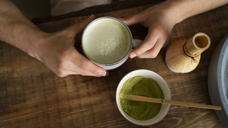 Té de matcha. Foto: Freepik.