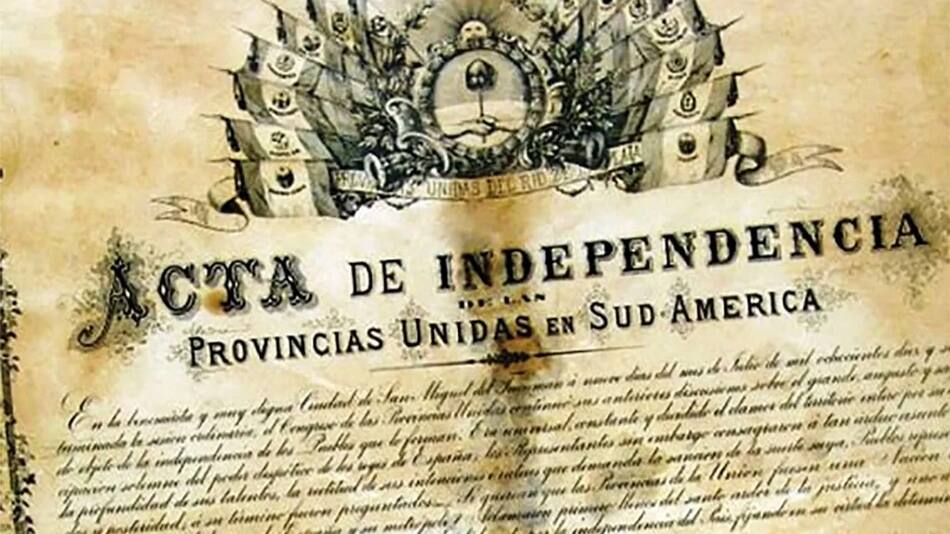 El acta de la independencia de 1816