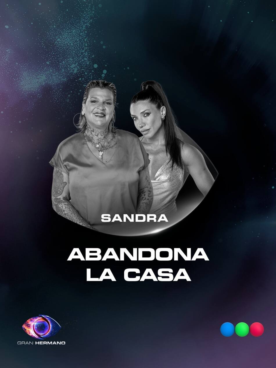 Sandra, la nueva eliminada de la casa de Gran Hermano 2025. Foto: x GranHermanoAr.