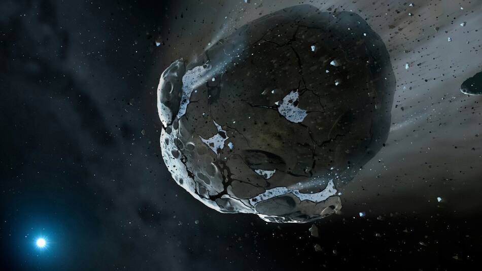 Un asteroide rumbo a la Tierra. Foto: Unsplash