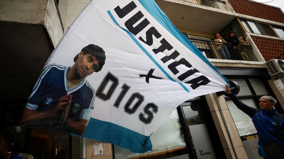Juicio por Diego Maradona. Foto: Reuters/Agustin Marcarian