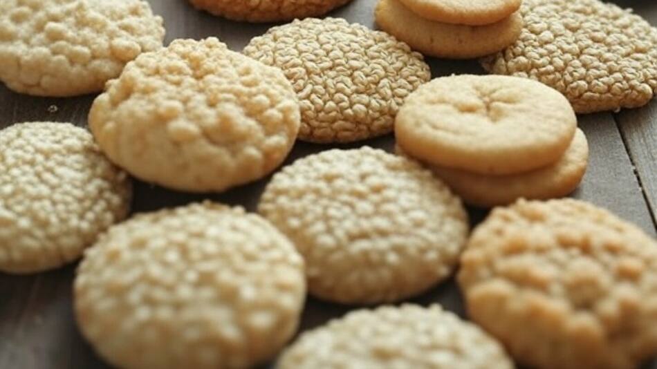 Galletas banana y sésamo