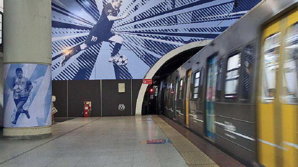Con motivo del partido de la Selección Argentina se extiende el horario de la Línea D. Foto: Ciudad de Buenos Aires.