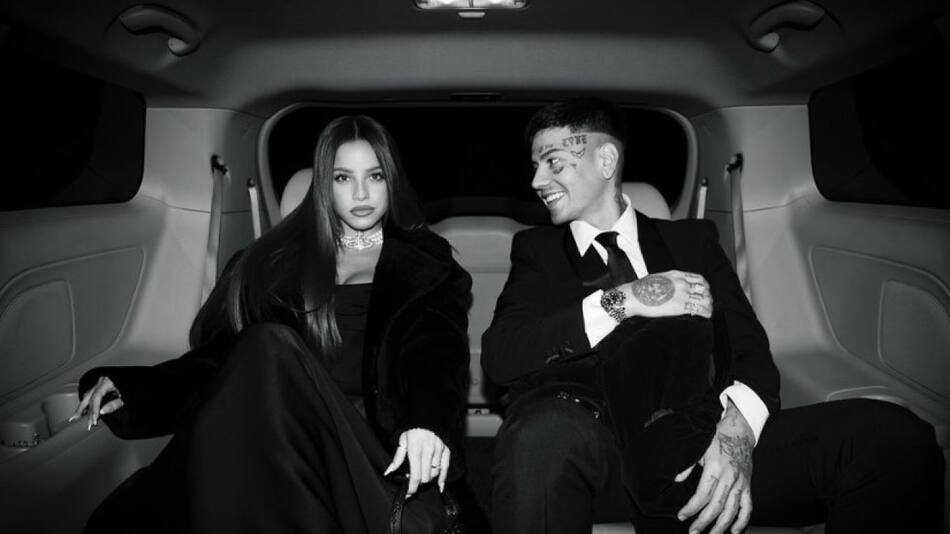 Duki y Emilia Mernes. Foto: X
