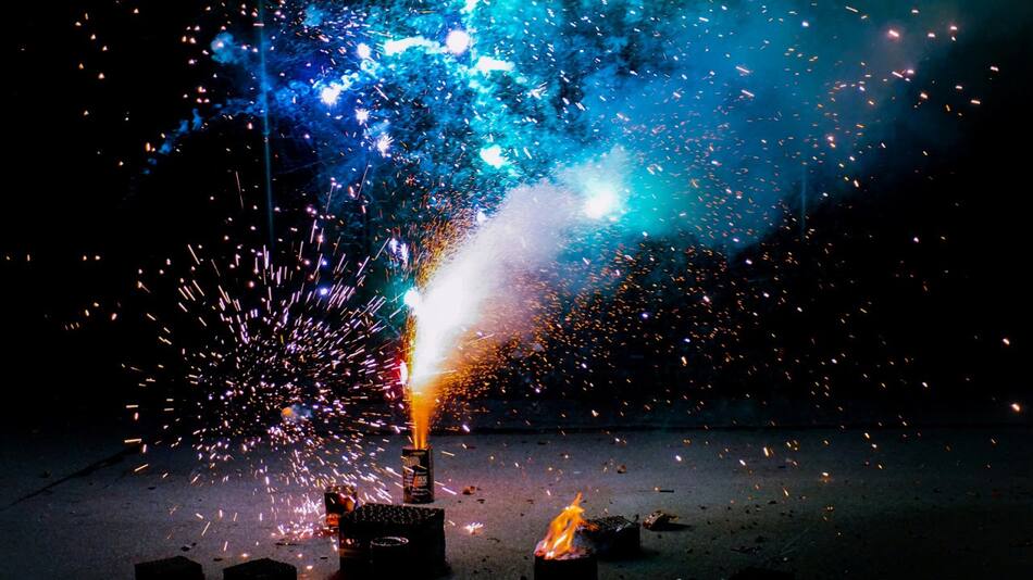 Pirotecnia, fuegos artificiales. Foto: Unsplash