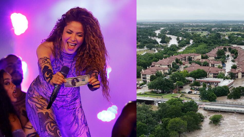 Shakira donará parte de los ingresos de su show a los inundados en Texas.