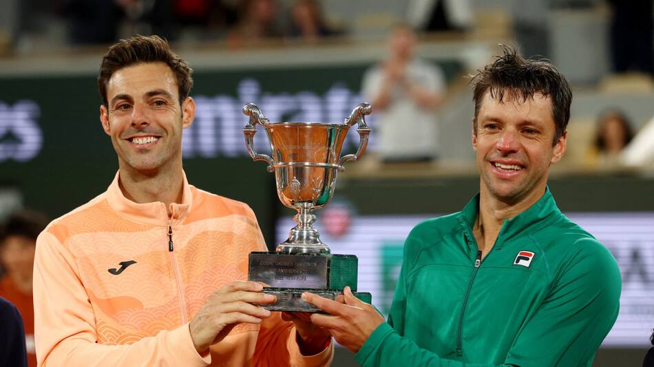 Horacio Zeballos y Marcel Granollers se consagraron en Roland Garros. Foto: Reuters/Lisi Niesner