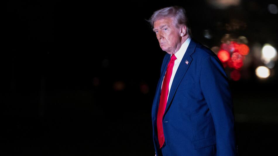 Donald Trump, presidente de Estados Unidos, afirmó que enviará más armas a Ucrania. Foto: Reuters/Nathan Howard.