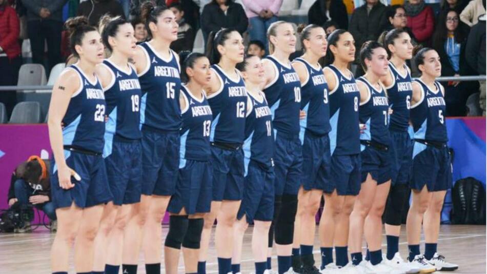 Las Gigantes, el día del debut ante Estados Unidos Crédito: @CABB