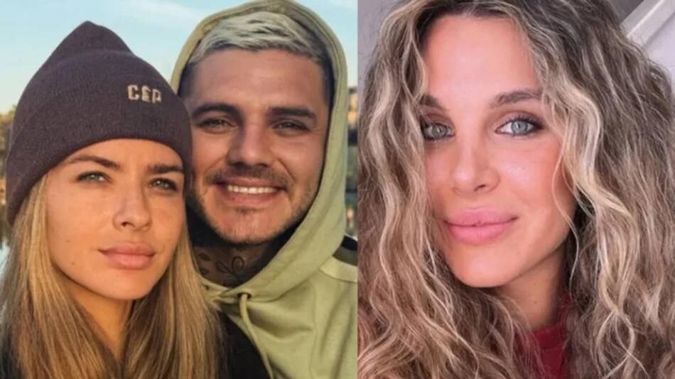La China Suárez y Mauro Icardi junto a Ivana Icardi.