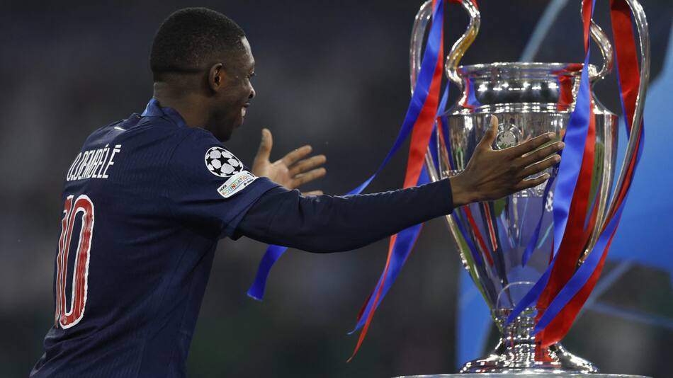 Ousmane Dembélé, uno de los candidatos a ganar el Balón de Oro 2025. Foto: Reuters/Peter Cziborra