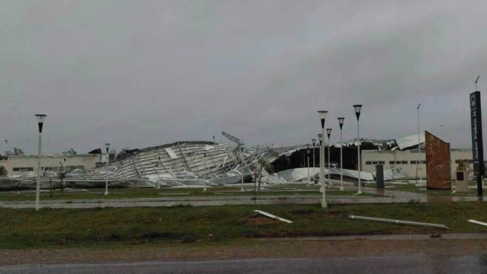 Destrozos en Entre Ríos. Foto: NA