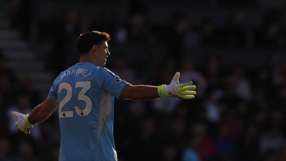Emiliano "Dibu" Martínez. Foto: Reuters/Andrew Couldridge