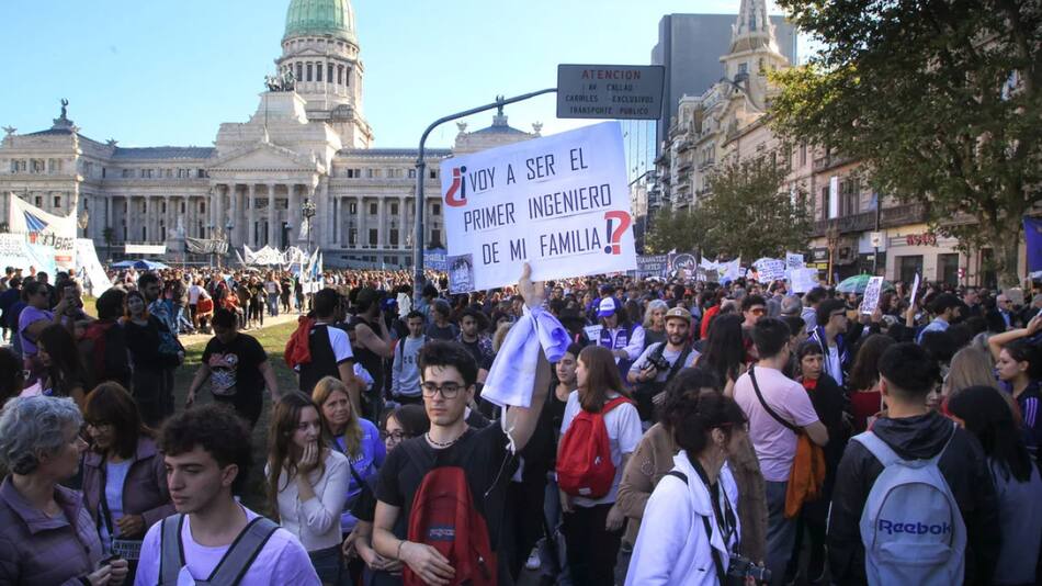 Marcha Federal Educativa. Foto: NA.