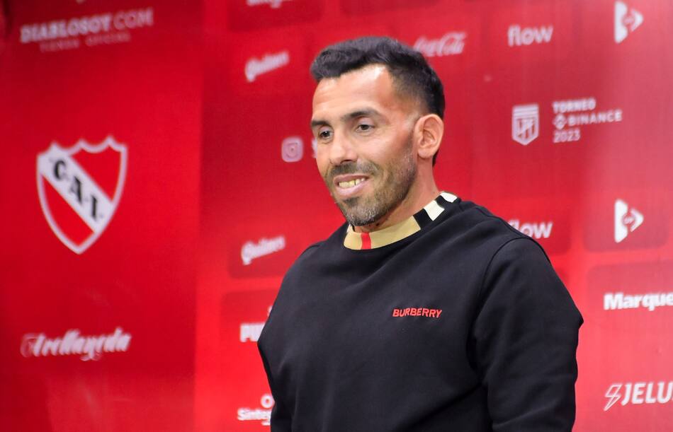 Carlos Tevez, Independiente. Foto: NA