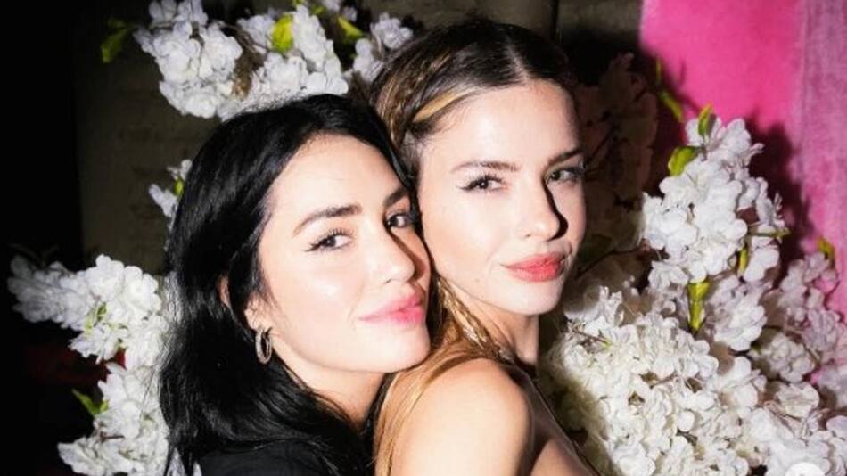 Lali Espósito y la China Suárez. Foto: X.