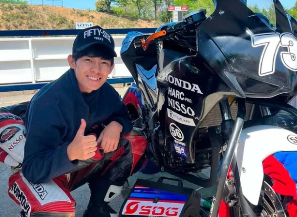 Haruki Noguchi, motociclista japonés.