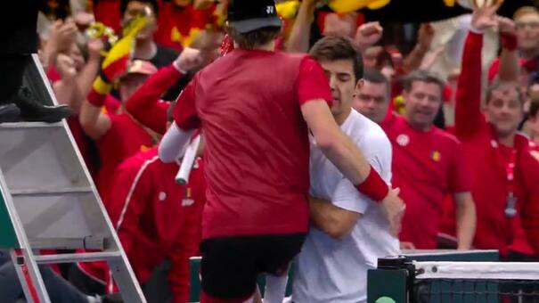 "Nunca vi, ni pensé vivir algo así": el chileno Cristian Garín mostró cómo le quedó el rostro tras el golpe de Zizou Bergs