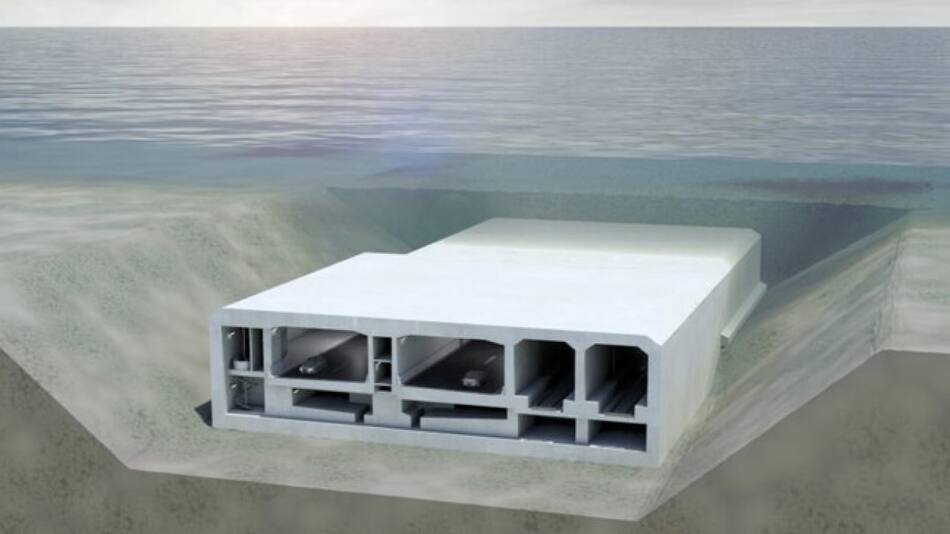 Fehmarnbelt Fixed Link, el túnel sumergido que unirá Alemania y Dinamarca. Foto X @AdaReyesB