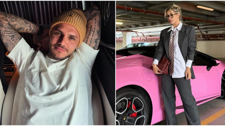 Mauro Icardi y Wanda Nara. Foto: Instagram.