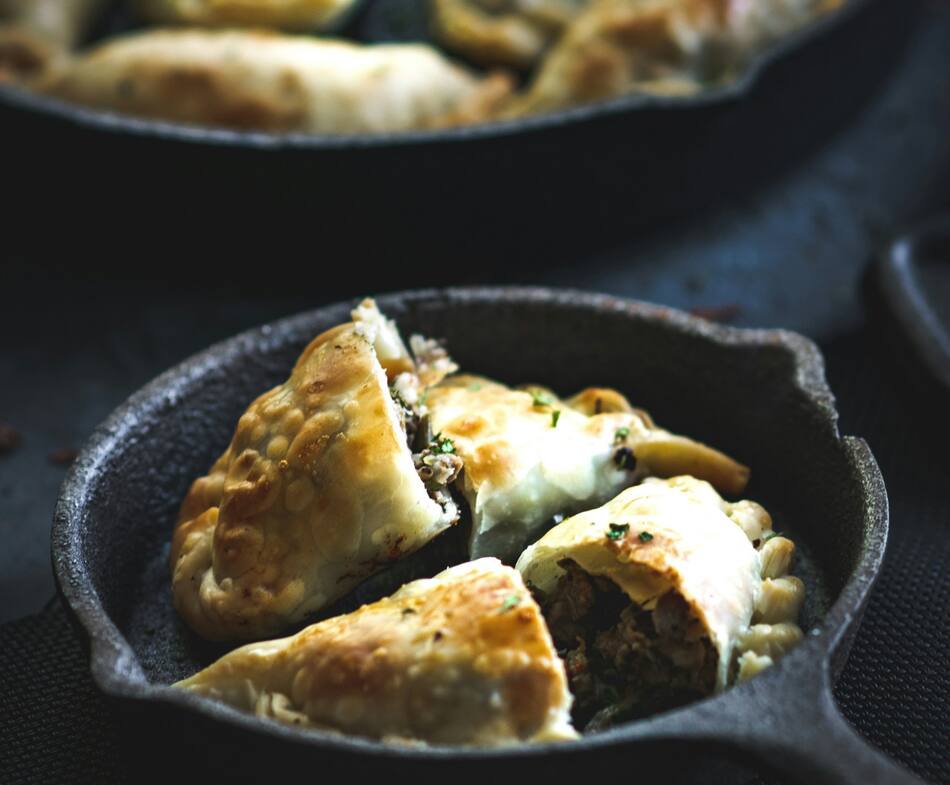 Empanadas, comida. Foto: Unsplash