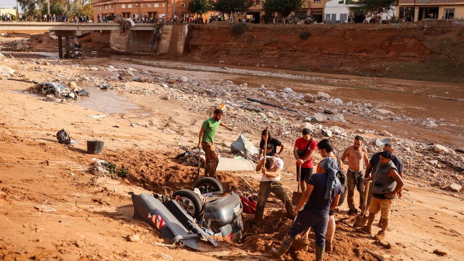 Las consecuencias de las inundaciones en Valencia, España. Foto: Reuters.
