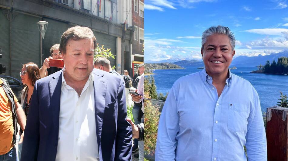 Alberto Weretilneck de Río Negro y Rolando Figueroa de Neuquén. Fotos: NA e Instagram.