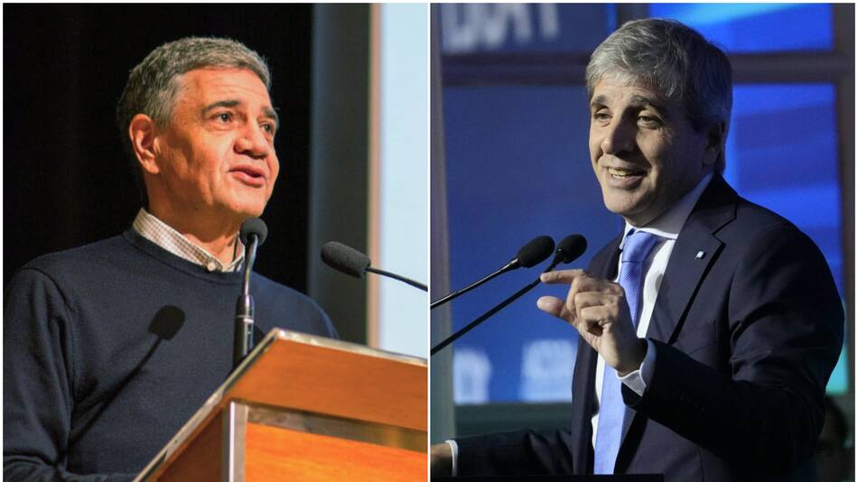 Jorge Macri y Luis Caputo.