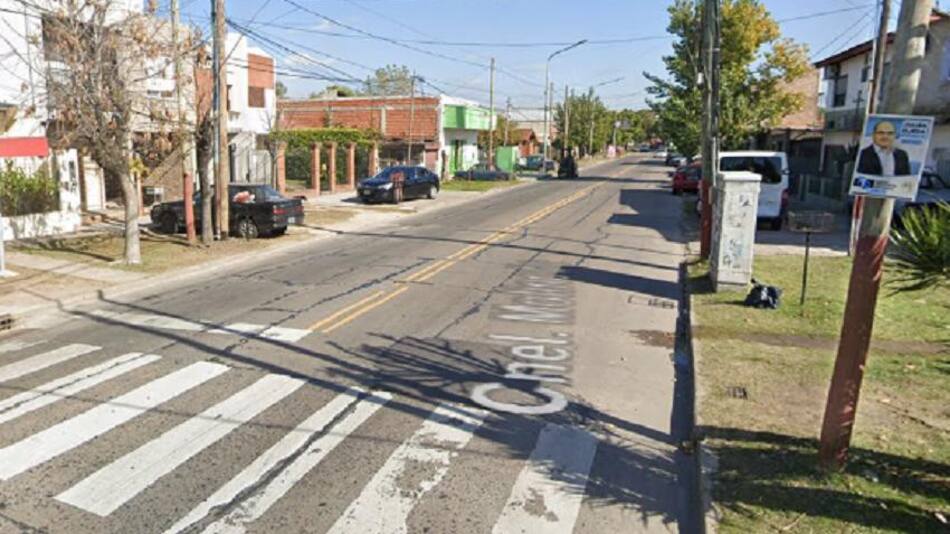 El lugar del brutal ataque en Valentín Alsina. Foto: Google Maps