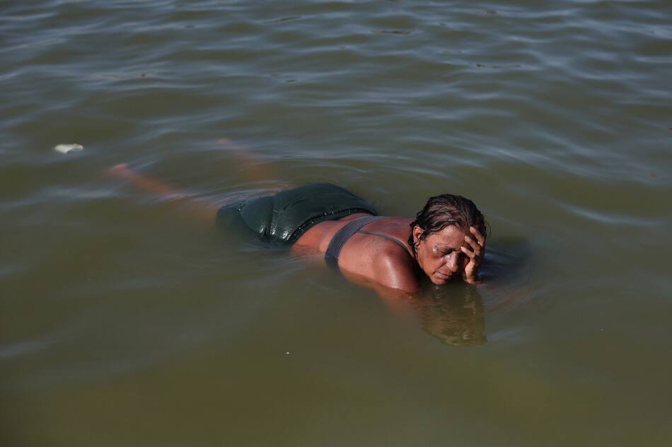 Ola de calor en Río de Janeiro. Foto: Reuters/Pilar Olivares