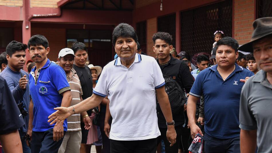 Evo Morales, expresidente de Bolivia. Foto: EFE.