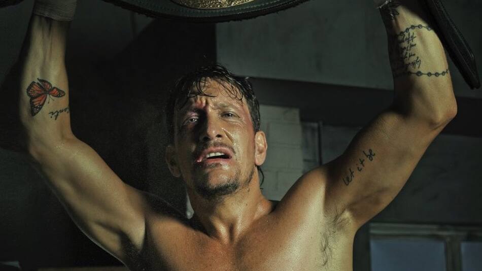 Nicolás Vázquez en el rol de Rocky Balboa.