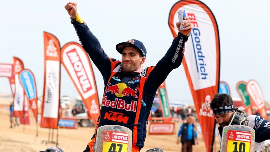 Kevin Benavides en el Rally Dakar. Foto: NA.
