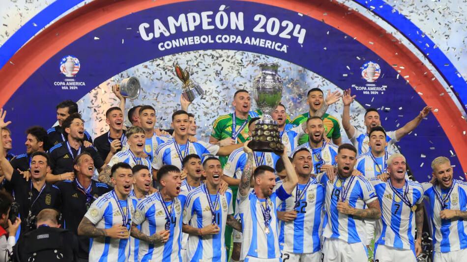 Argentina campeón de la Copa América 2024. Foto: EFE