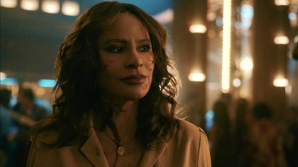 Sofía Vergara en "Griselda". Foto: Netflix.