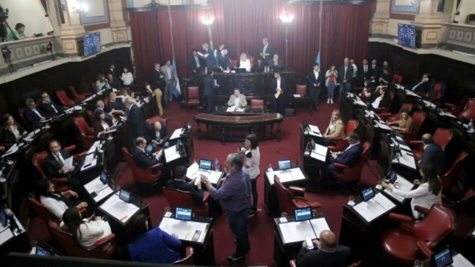 El Senado bonaerense. Foto: NA