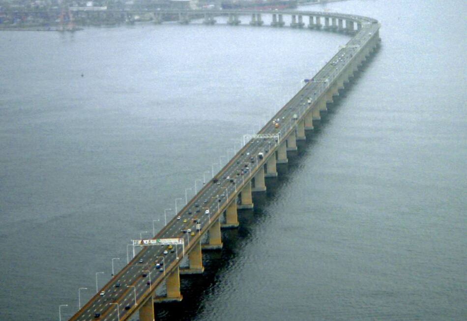 Puente Río-Niterói, en Brasil. Foto: Wikipedia.