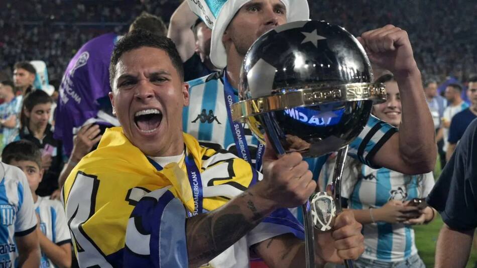 Juanfer Quintero, Racing. Foto: @RacingClub