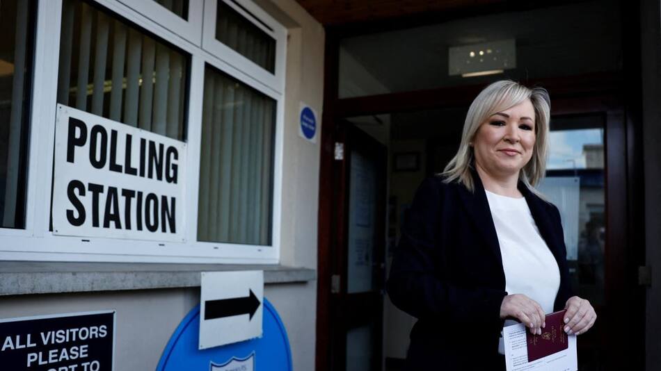 Sinn Fein, Michelle O'Neill. Foto: Reuters.