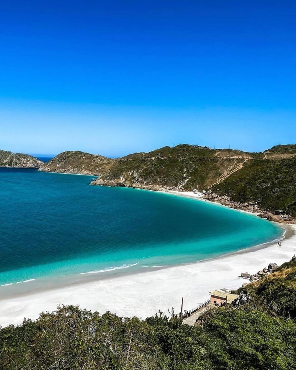 Playas de Brasil, Arraial do Cabo. Foto Instagram @arraialdocabooficial