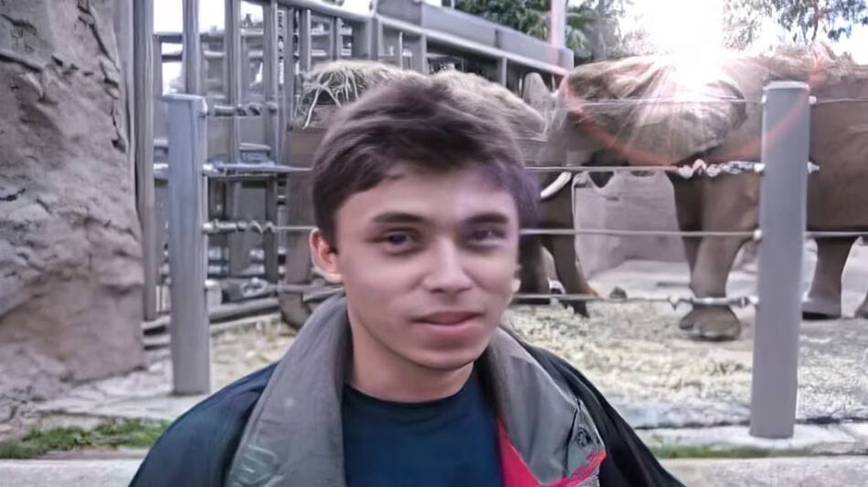 "Me at the zoo", el primer video de Youtube. Fuente: Captura.
