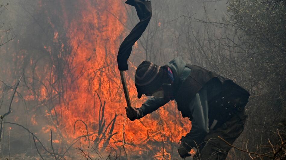 Incendios en Córdoba. Foto: Reuters.