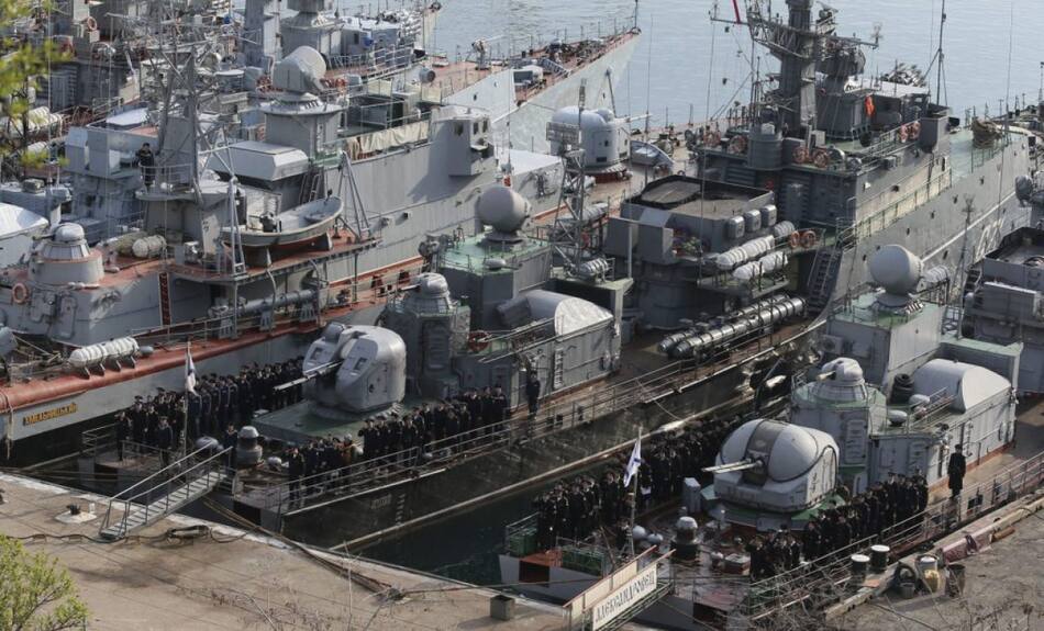 Flota rusa en el Mar Negro. Foto: EFE