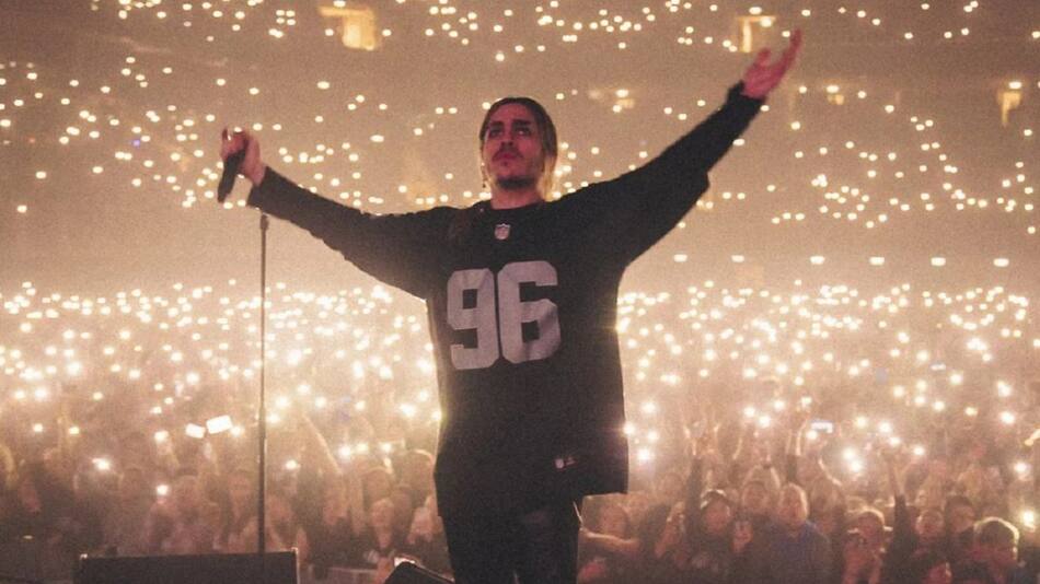 Patricio Sardelli, cantante de Airbag. Foto: Instagram Airbag