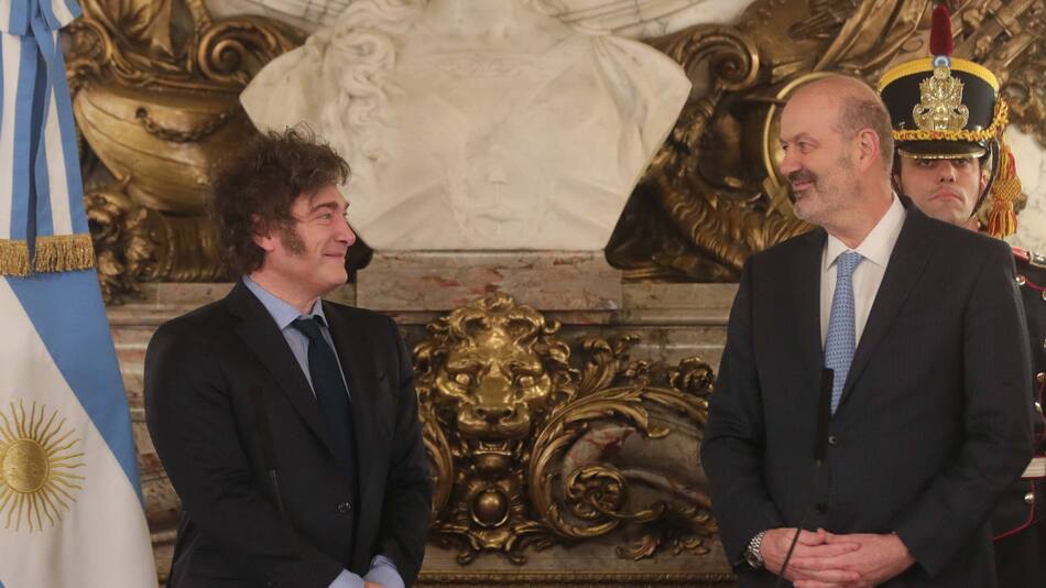 Javier Milei y Federico Sturzenegger. Foto: Presidencia.