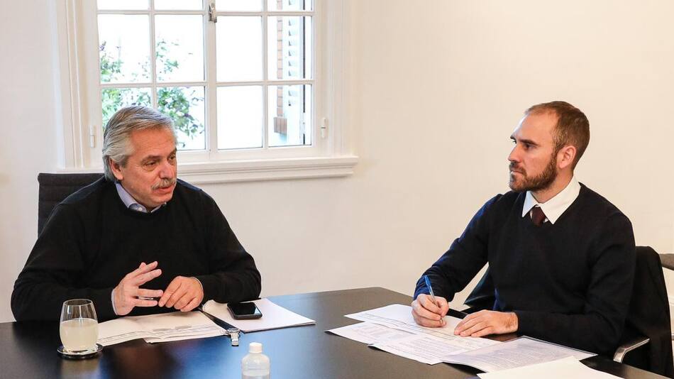 Alberto Fernández y Martín Guzmán, AGENCIA NA