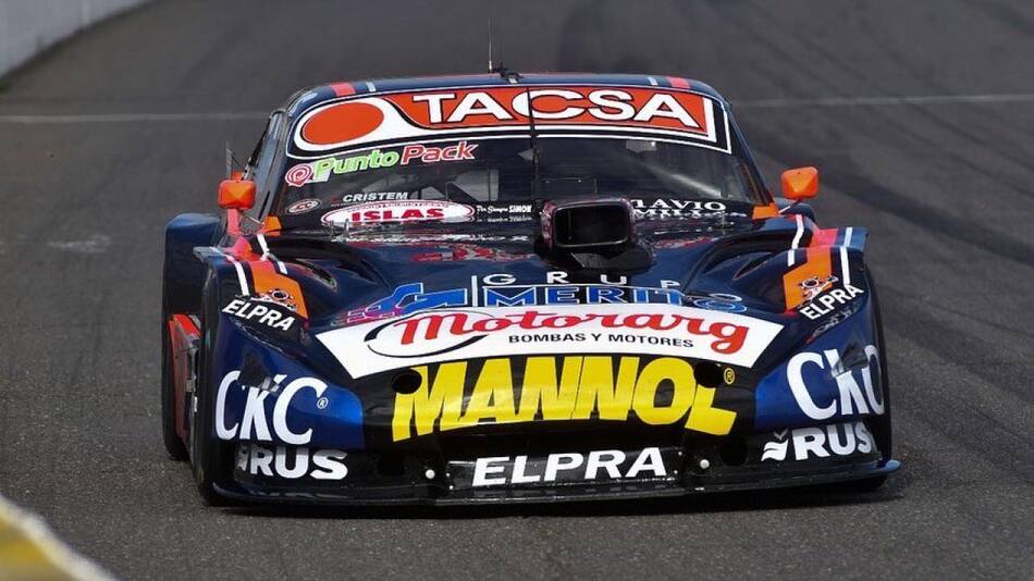 El Chevrolet de Santiago Mangoni, ganador en Rafaela. Foto: Twitter @santiagomangoni.