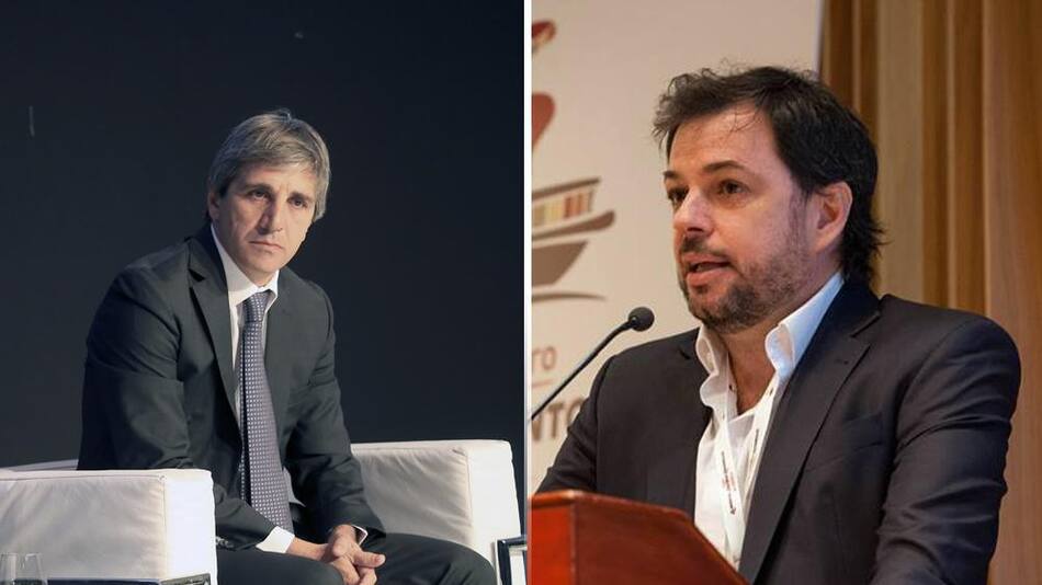 Luis Caputo y Valentín Díaz Gilligan