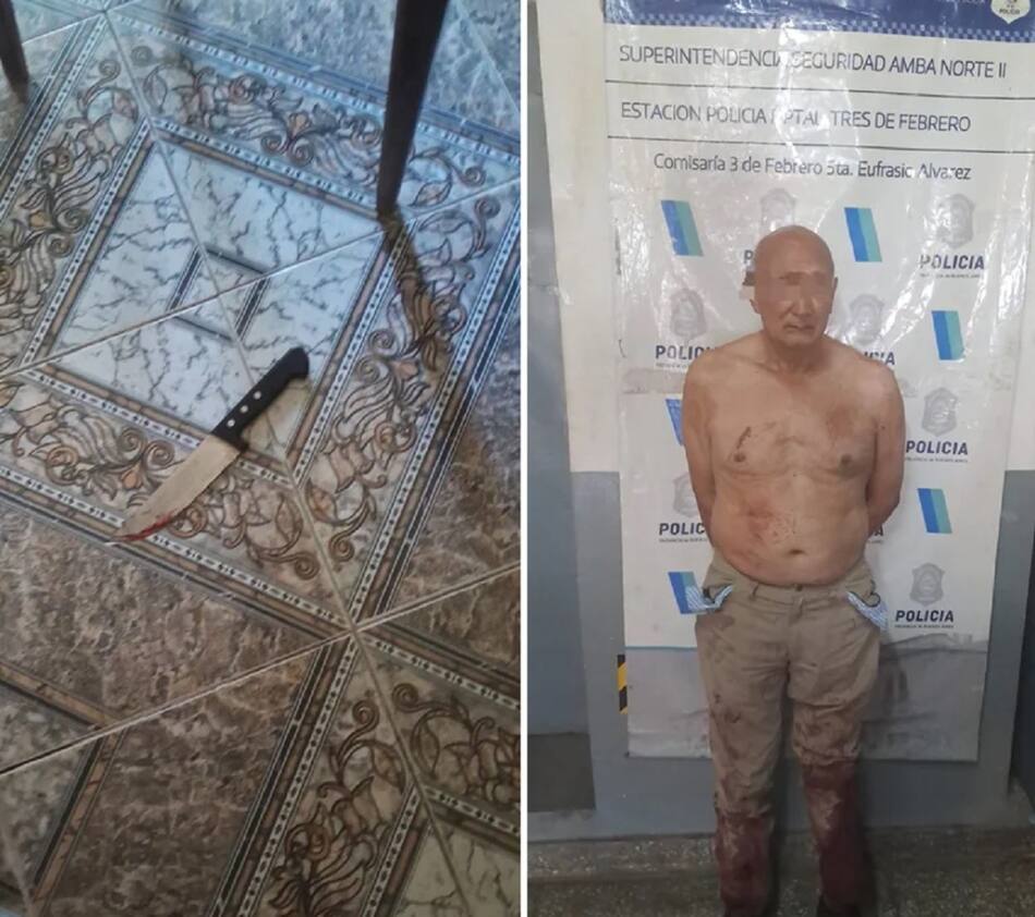 Un jubilado asesinó a puñaladas a su esposa en su casa de Loma Hermosa. Foto: NA.