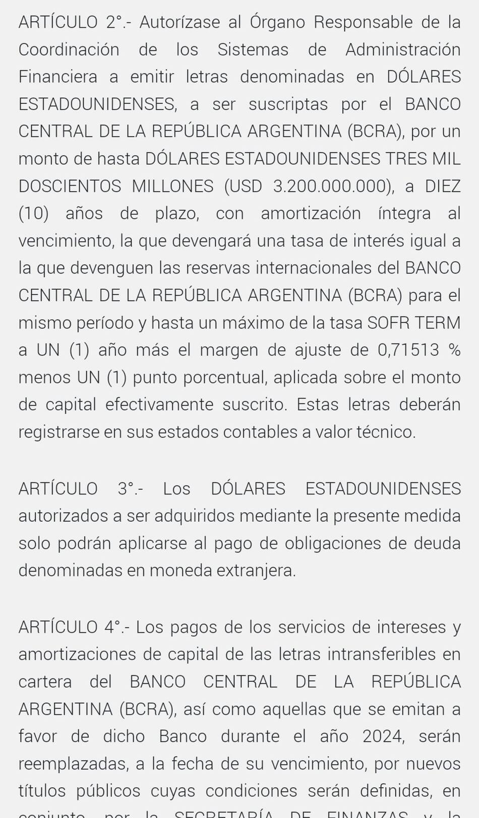 Así lo explica el Boletín Oficial.